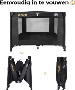 Deryan Kinderbox - Inklapbare Box - 100x100cm - Zwart -Winkel voor babyproducten 1003x1200 10