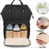 Luiertas Rugzak - Zwart - Inclusief Flessenwarmhouder - Kinderwagenhaken En Isoleervak -Winkel voor babyproducten 1003x1200 6