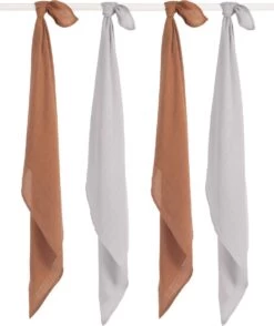 Jollein Hydrofiele Doek Small 70x70cm Bamboe Katoen - Caramel - 4 Stuks -Winkel voor babyproducten 1007x1200 2