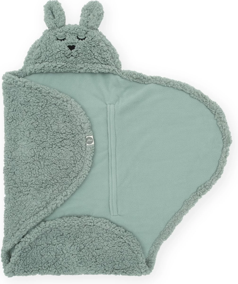 Jollein Wikkeldeken Bunny 100x105cm - Ash Green Jollein Wikkeldeken Bunny 100x105cm - Ash Green -Winkel voor babyproducten 1008x1200 2