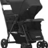 Joovy Caboose Too Ultralight Dubbele Buggy - Zwart - Duo Buggy - Lichtgewicht -Winkel voor babyproducten 1014x1200 5
