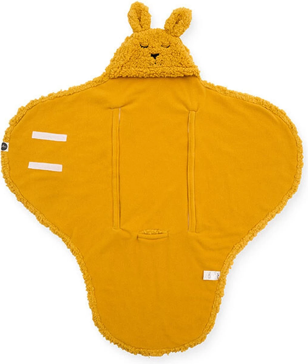 Jollein Wikkeldeken Bunny 100x105cm - Mustard Jollein Wikkeldeken Bunny 100x105cm - Mustard -Winkel voor babyproducten 1015x1200 4
