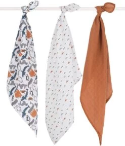 Jollein Hydrofiel Multidoek Snake 70x70cm - Ash Green - 3 Stuks -Winkel voor babyproducten 1028x1200 1