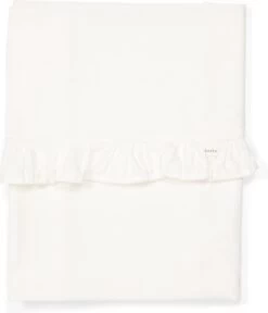 Koeka Baby Lakentje Ledikant Ruffle - Wit 110x140cm