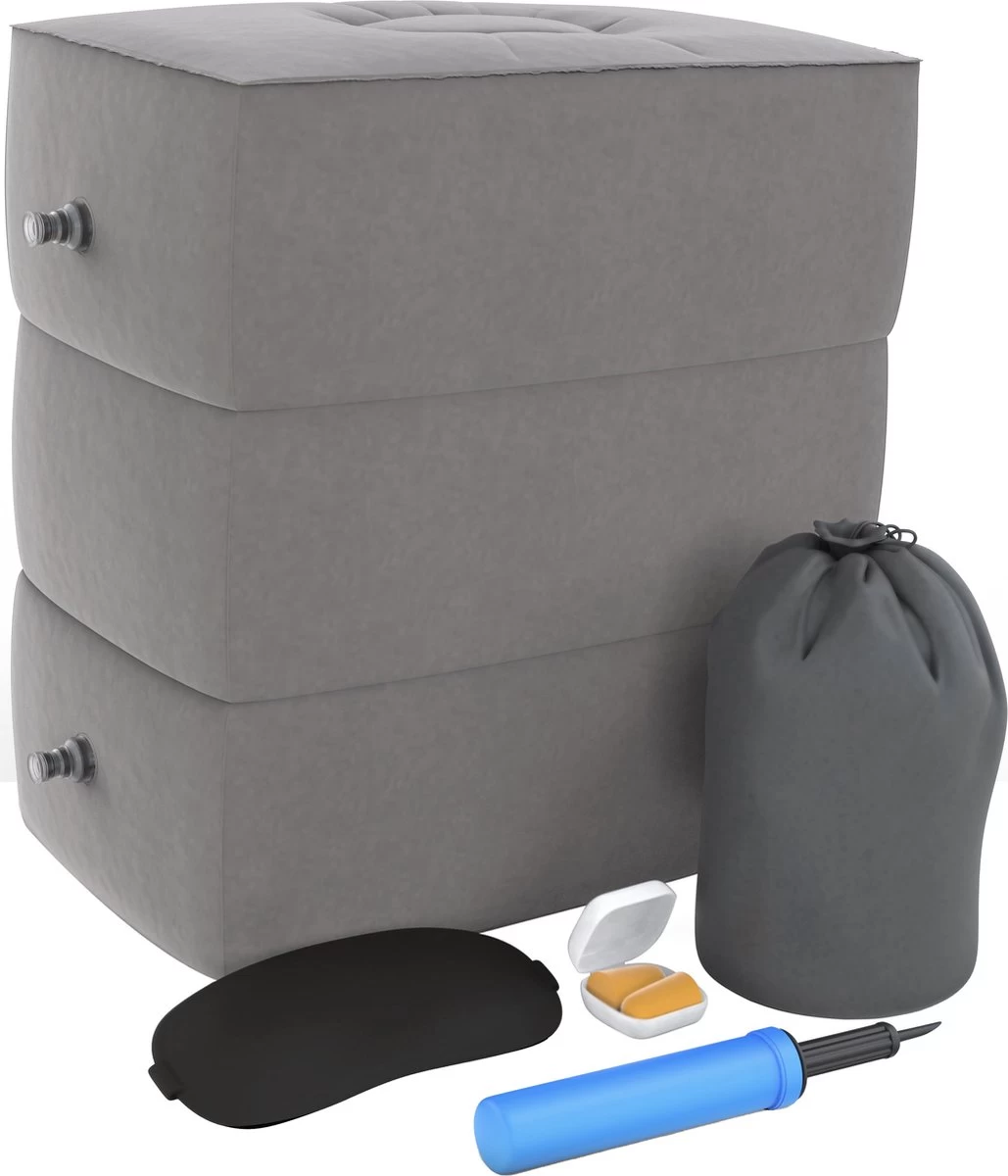 Voetensteun | Opblaasbaar | In Alle Hoogtes Verstelbaar | Reiskussen | Vliegtuigbed | Voetensteun | 3 verschillende standen | Met kinderen reizen | Grijs Merkloos Voetensteun | Opblaasbaar | In Alle Hoogtes Verstelbaar | Reiskussen | Vliegtuigbed | Voetensteun | 3 Verschillende Standen | Met Kinderen Reizen | Grijs -Winkel voor babyproducten 1029x1200 6