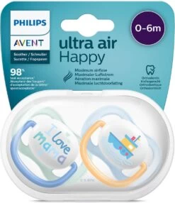 Philips Avent Ultra Air-fopspeen SCF080/01 - Fopspeen - 0-6 Maanden - 2 Stuks -Winkel voor babyproducten 1037x1200 2