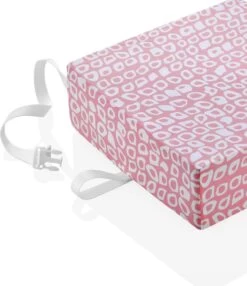 Stoelverhoger Babyjem Booster EasyClean Square Pink -Winkel voor babyproducten 1037x1200 5