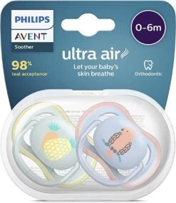 Philips Avent Ultra Air SCF085/12 - Fopspeen - 0 Tot 6 Maanden - 2 Stuks -Winkel voor babyproducten 1040x1200 1