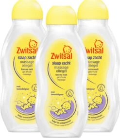 Zwitsal - Slaap Zacht - Massage Olie Lavendel - 3 X 200ml - Voordeelpack