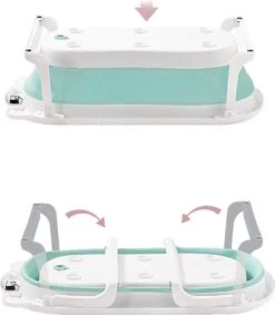 Babybadje - Laychee - Gratis Kussen - 4 In 1 - Peuterbadje - Opvouwbaar - Thermometer - Lichtgewicht - Inklapbaar - Blauw 5 Babybadje - Laychee - Gratis Kussen - 4 In 1 - Peuterbadje - Opvouwbaar - Thermometer - Lichtgewicht - Inklapbaar - Blauw -Winkel voor babyproducten 1049x1200 1