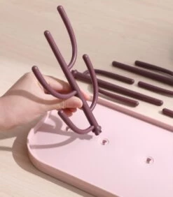 Merkloos Baby Flessen Droogrek - Afdruiprek Met Lekbak - Afwasrek - Baby Flesjes Droogrek - Flessenrek - Kraamcadeau - Baby Cadeau - Roze -Winkel voor babyproducten 1051x1200 4