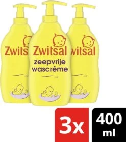 Zwitsal Baby Zeepvrije Wascrème - 3 X 400 Ml - Voordeelverpakking -Winkel voor babyproducten 1062x1200 1