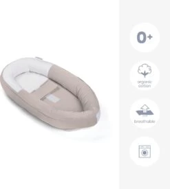 Doomoo Cocoon - Babynestje - Organisch Katoen - 74 X 46 Cm - Tetra Jersey Sand -Winkel voor babyproducten 1078x1200 6