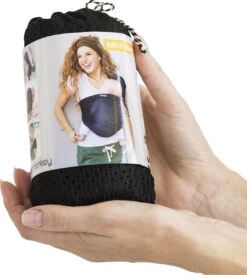 Minimonkey Mini Sling Draagzak - Zwart -Winkel voor babyproducten 1079x1200 6