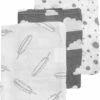 Meyco Hydrofiele Washandjes 3-pack - Feathers-Clouds-Dots - Grijs/Wit -Winkel voor babyproducten 1080x1200 3