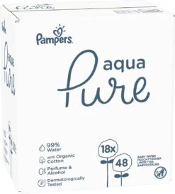 Pampers® Pampers Aqua Pure Billendoekjes - 864 Doekjes -Winkel voor babyproducten 1084x1200