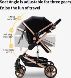Luxe Kinderwagen 3 In 1 - Wandelwagen - Kinderwagen 3-in-1 Incl Autostoel - Kinderwagen Maxi Cosi – Buggy 3 In 1 - Newborn - Zwart 5 Luxe Kinderwagen 3 In 1 - Wandelwagen - Kinderwagen 3-in-1 Incl Autostoel - Kinderwagen Maxi Cosi – Buggy 3 In 1 - Newborn - Zwart -Winkel voor babyproducten 1084x1200 8