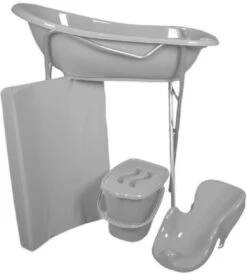 MamaLoes Lichtgrijs Badset Incl. Graphite Badstandaard -Winkel voor babyproducten 1085x1200 1