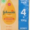 Johnson's Baby Honey Soap - 100 Gram (4 Stuks) -Winkel voor babyproducten 1086x1200 1