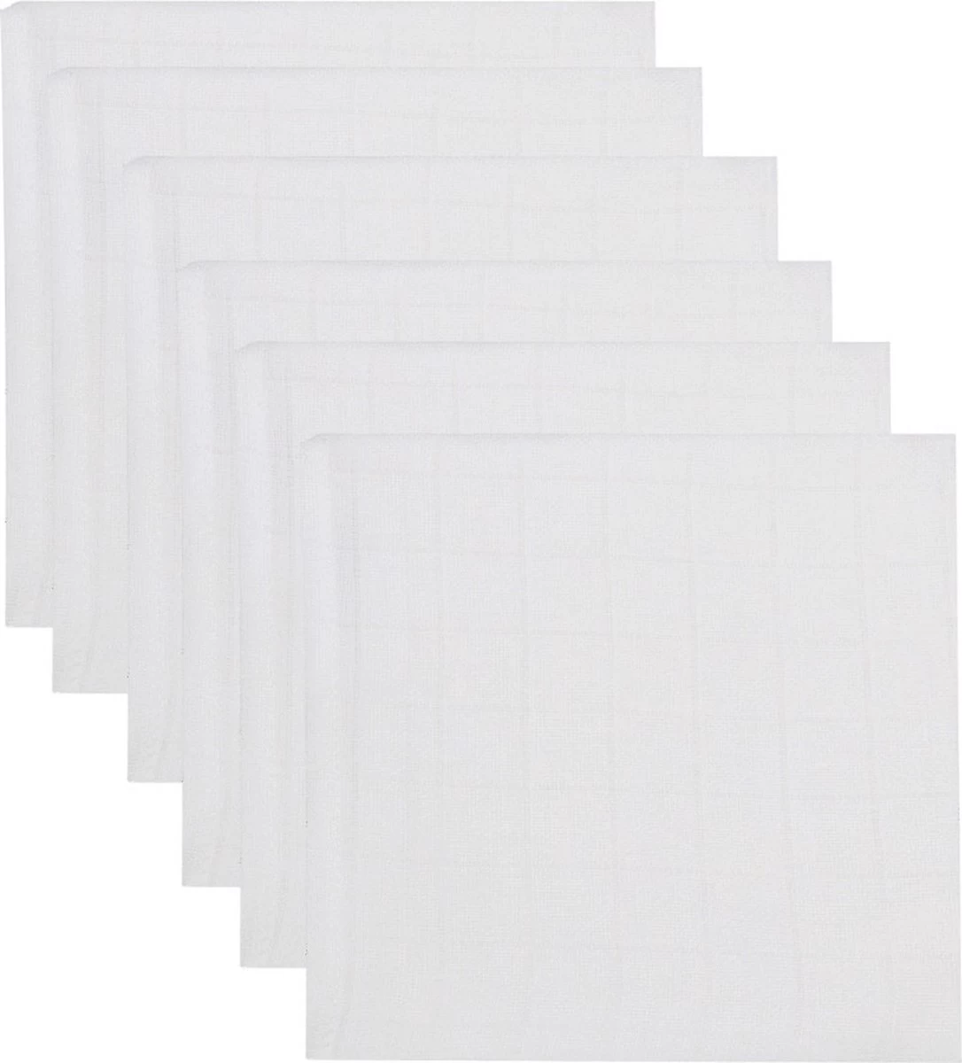 MamaLoes Wit 6 Stuks Hydrofiel Luiers ML105 MamaLoes Wit 6 Stuks Hydrofiel Luiers ML105 -Winkel voor babyproducten 1086x1200 3