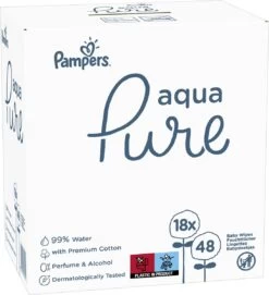 Pampers® Pampers Aqua Pure Billendoekjes - 864 Doekjes -Winkel voor babyproducten 1095x1200