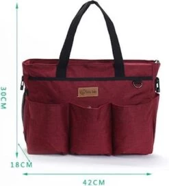 Merkloos Decopatent® Luiertas Schoudertas - Baby Verzorgingstas - Incl Verschoningsmatje & Flessenhouder - Vakken - Jongens/Meisjes - Grijs -Winkel voor babyproducten 1095x1200 5