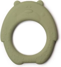 J.Børn Silicone Bijtring Beer - Sage - Bijtspeelgoed - Baby -Winkel voor babyproducten 1103x1200 1