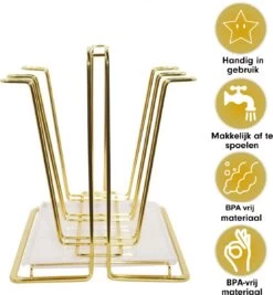 Flessenrek - Droogrek Babyfles - Flessen Rek Baby - Flessendroogrek Met Opvangbak - Afdruiprek - Afwasrek - Flessenrekje - Lekbak - Égouttoir - Goude Droogrek - Vetalo -Winkel voor babyproducten 1110x1200 2