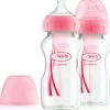 Dr. Brown's Options+ Anti-colic Bottle Brede Hals Fles - 270 Ml - Duopack Roze -Winkel voor babyproducten 1112x1200