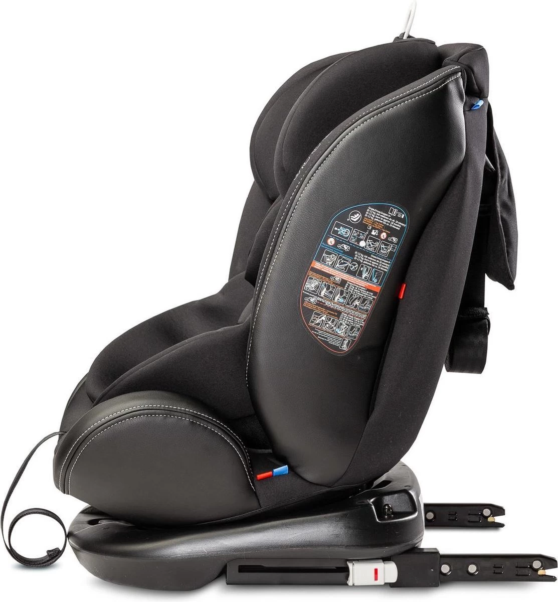 MUNDO 0-36 KG ISOFIX - 360 Graden Draaibaar Zwart MUNDO 0-36 KG ISOFIX - 360 Graden Draaibaar Zwart -Winkel voor babyproducten 1113x1200 4