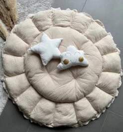 Bébélunes Waffle Beige - Babynest - Speelnest - Speelkleed - Speelmat - Beige - 140cm - Inclusief Speelkussens -Winkel voor babyproducten 1116x1200 8