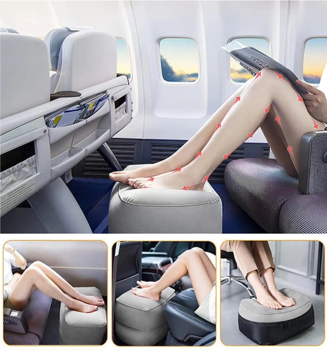 Vliegtuigbedje - Voetkussen opblaasbaar - Voetensteun - Voetenbankje - 3 Hoogte standen - Reiskussen Merkloos Vliegtuigbedje - Voetkussen Opblaasbaar - Voetensteun - Voetenbankje - 3 Hoogte Standen - Reiskussen -Winkel voor babyproducten 1120x1200 3
