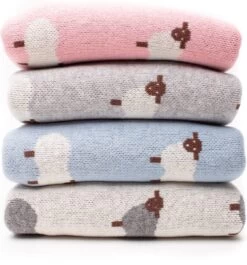 Snufie Babydeken 100% Bamboe Katoen Extra Zacht 100x80cm | Pluisvrije Deken | Premium Babydekens Voor Wieg En Ledikant | Schaap Grijs -Winkel voor babyproducten 1120x1200 9