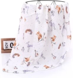 Set Van 2 | Hydrofiele Doeken XL - 120x120 Cm - Inbakerdoek - Egels - Swaddle Doek Groot - Hydrofiele Luier -Winkel voor babyproducten 1125x1200 2