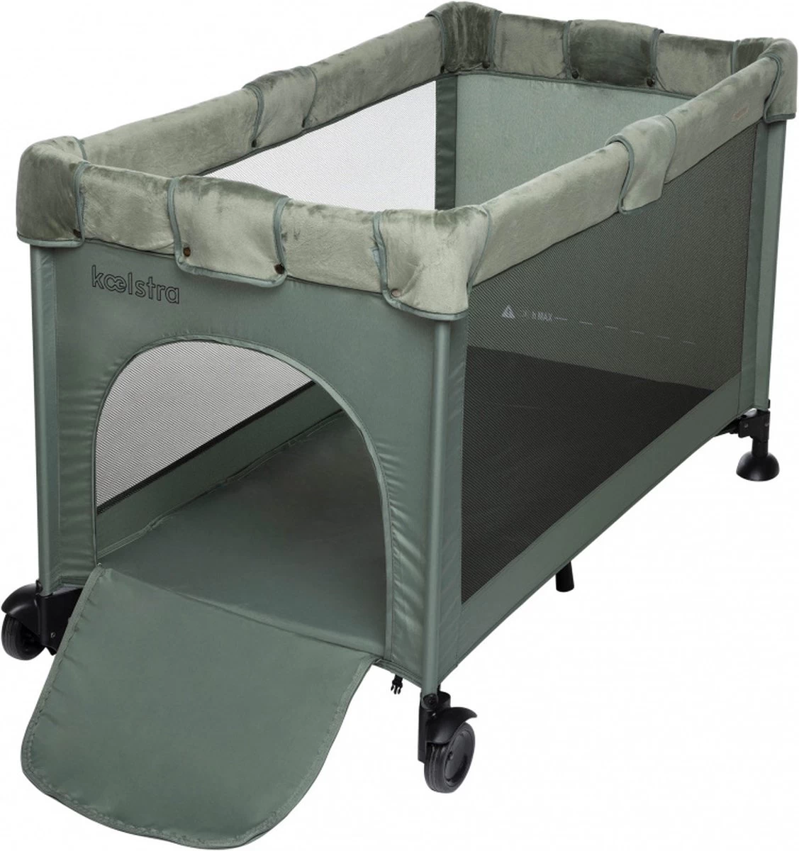 Koelstra Reisbed Travelsleeper LUX - 126x65 cm. - Moss Green Koelstra Reisbed Travelsleeper LUX - 126x65 Cm. - Moss Green -Winkel voor babyproducten 1127x1200 4