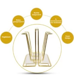Flessenrek - Droogrek Babyfles - Flessen Rek Baby - Flessendroogrek Met Opvangbak - Afdruiprek - Afwasrek - Flessenrekje - Lekbak - Égouttoir - Goude Droogrek - Vetalo -Winkel voor babyproducten 1129x1200 2