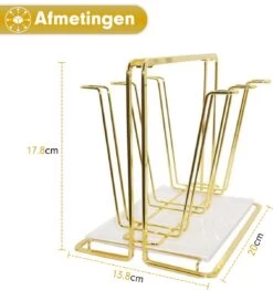 Flessenrek - Droogrek Babyfles - Flessen Rek Baby - Flessendroogrek Met Opvangbak - Afdruiprek - Afwasrek - Flessenrekje - Lekbak - Égouttoir - Goude Droogrek - Vetalo -Winkel voor babyproducten 1131x1200 5