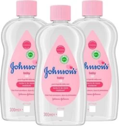Johnson's Baby Olie 3 X Normaal 300ml- Voordeelverpakking