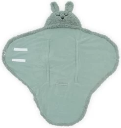 Jollein Wikkeldeken Bunny 100x105cm - Ash Green