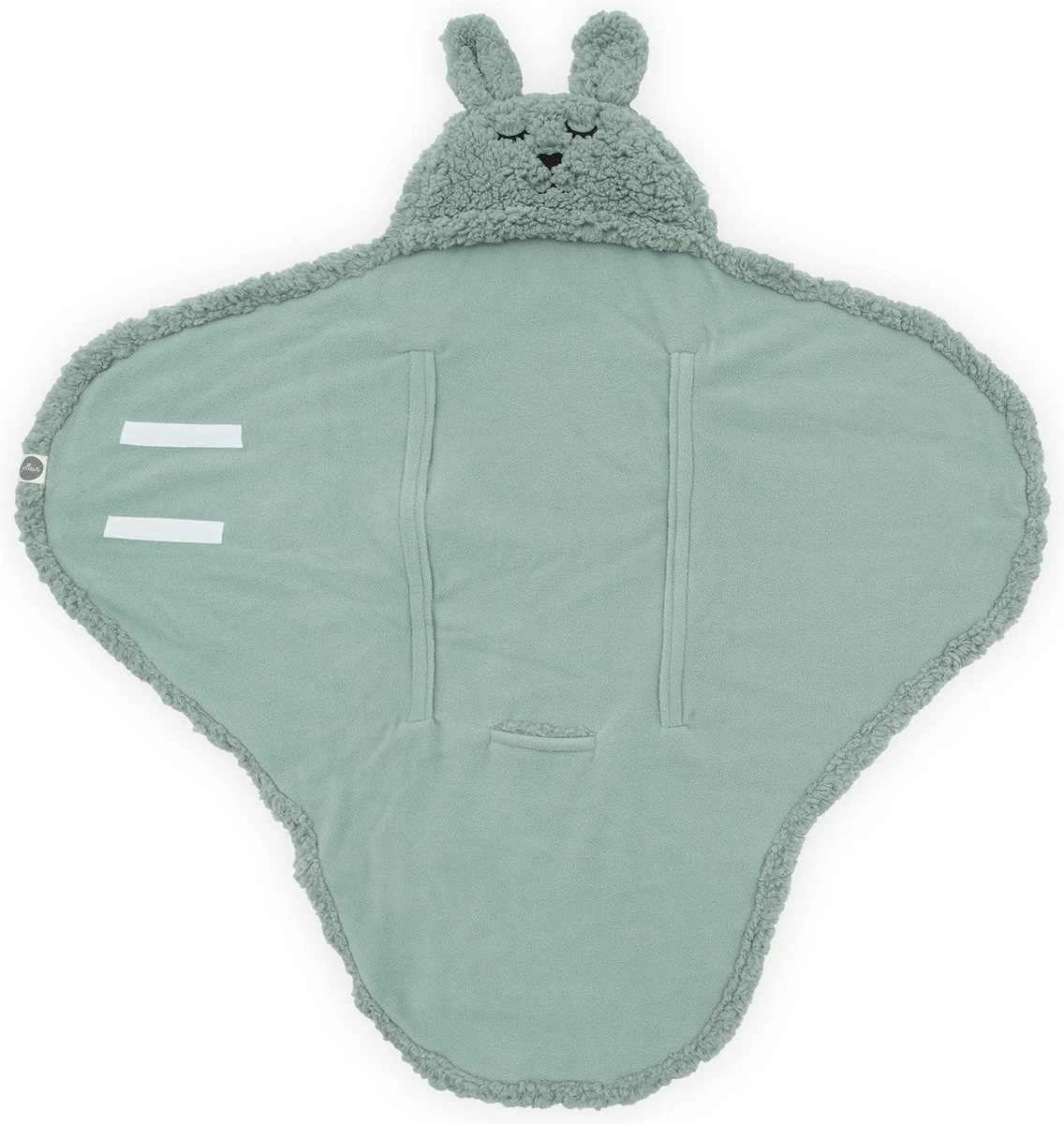 Jollein Wikkeldeken Bunny 100x105cm - Ash Green Jollein Wikkeldeken Bunny 100x105cm - Ash Green -Winkel voor babyproducten 1136x1200 9