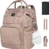 NanaBeebi Luiertas Rugzak Met Verschoonmatje - Beige Taupe - Inclusief Flessenwarmhouder - Kinderwagenhaken En Isoleervak -Winkel voor babyproducten 1139x1200 5