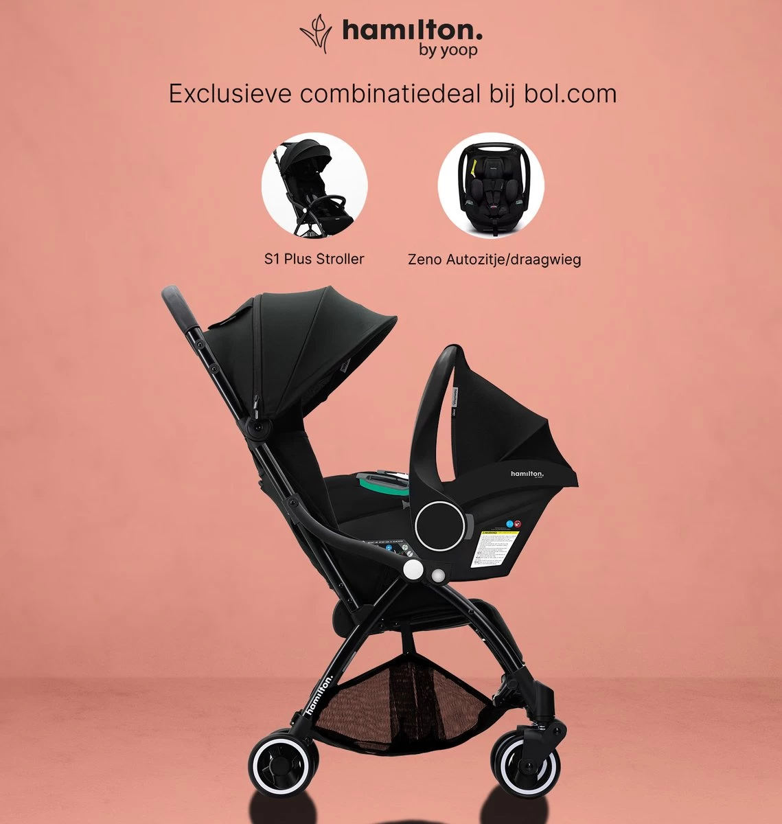 Hamilton by Yoop S1 Plus Buggy met monteerbare Zeno Plus draagwieg - Nieuw en Hoger 2023 model - Premium Budget Stroller met One Hand Folding Technologie – Zwart - Licht, Verstelbaar, Wendbaar en geschikt van 0 maanden tot 4 jaar – Inclusief adapter Hamilton By Yoop S1 Plus Buggy Met Monteerbare Zeno Plus Draagwieg - Nieuw En Hoger 2023 Model - Premium Budget Stroller Met One Hand Folding Technologie – Zwart - Licht, Verstelbaar, Wendbaar En Geschikt Van 0 Maanden Tot 4 Jaar – Inclusief Adapter -Winkel voor babyproducten 1139x1200 6