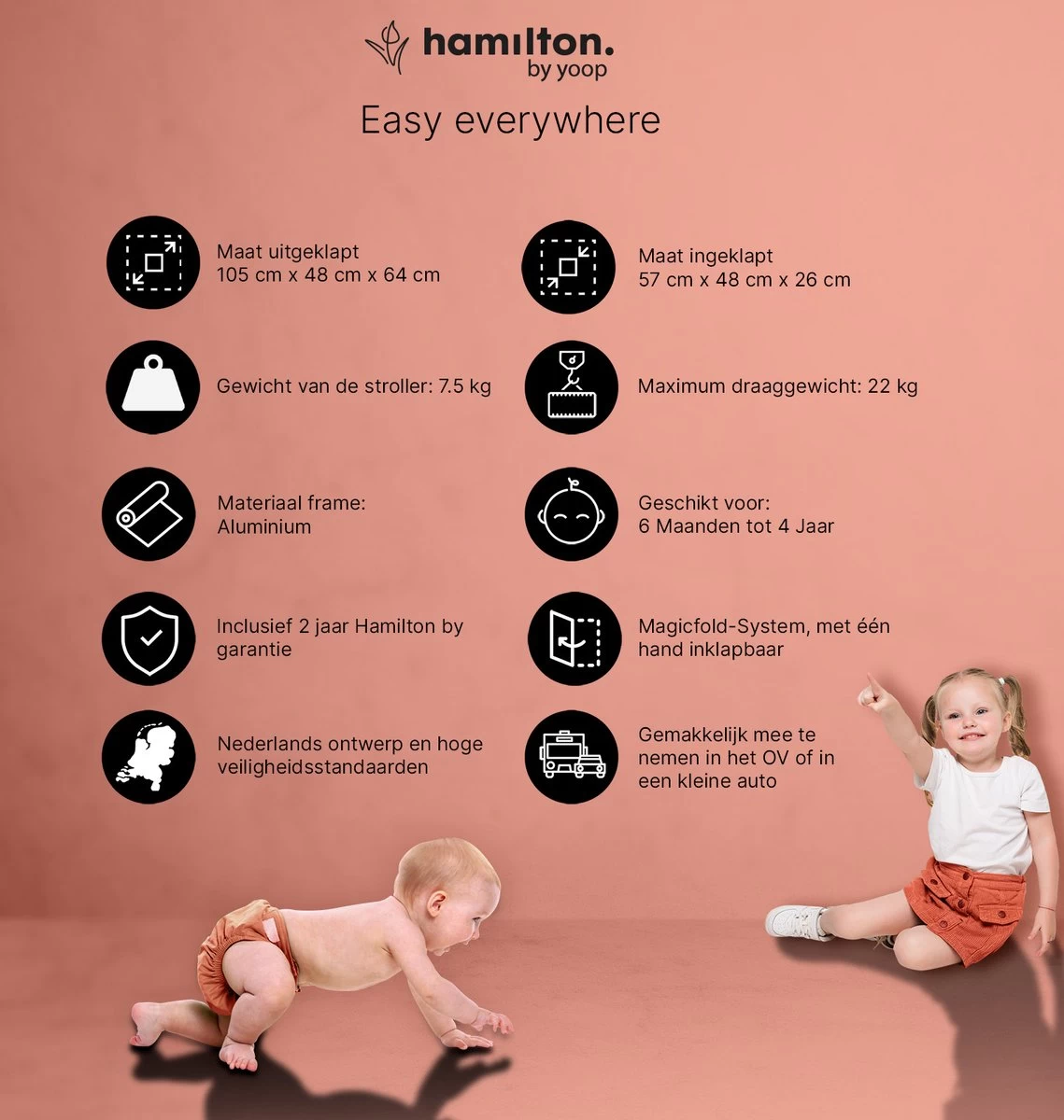 Hamilton by Yoop S1 Plus Buggy met monteerbare Zeno Plus draagwieg - Nieuw en Hoger 2023 model - Premium Budget Stroller met One Hand Folding Technologie – Zwart - Licht, Verstelbaar, Wendbaar en geschikt van 0 maanden tot 4 jaar – Inclusief adapter Hamilton By Yoop S1 Plus Buggy Met Monteerbare Zeno Plus Draagwieg - Nieuw En Hoger 2023 Model - Premium Budget Stroller Met One Hand Folding Technologie – Zwart - Licht, Verstelbaar, Wendbaar En Geschikt Van 0 Maanden Tot 4 Jaar – Inclusief Adapter -Winkel voor babyproducten 1139x1200 7