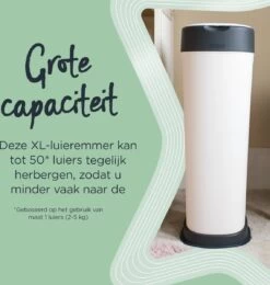 Tommee Tippee Twist & Click XL-luieremmer - Voor Maximaal 60 Luiers - Milieuvriendelijker Systeem - 1 Navulcassette - Duurzaam Geproduceerde Antibacteriële GREENFILM 6 Tommee Tippee Twist & Click XL-luieremmer - Voor Maximaal 60 Luiers - Milieuvriendelijker Systeem - 1 Navulcassette - Duurzaam Geproduceerde Antibacteriële GREENFILM -Winkel voor babyproducten 1142x1200 1