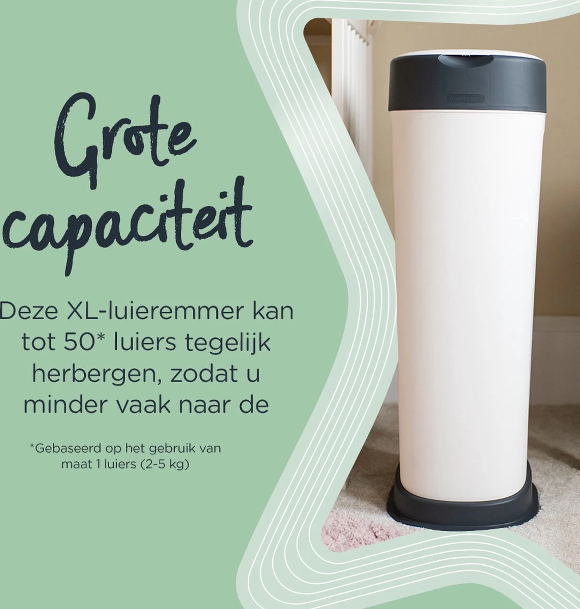 Tommee Tippee Twist & Click XL-luieremmer - voor maximaal 60 luiers - milieuvriendelijker systeem - 1 navulcassette - duurzaam geproduceerde antibacteriële GREENFILM Tommee Tippee Twist & Click XL-luieremmer - Voor Maximaal 60 Luiers - Milieuvriendelijker Systeem - 1 Navulcassette - Duurzaam Geproduceerde Antibacteriële GREENFILM -Winkel voor babyproducten 1142x1200 1
