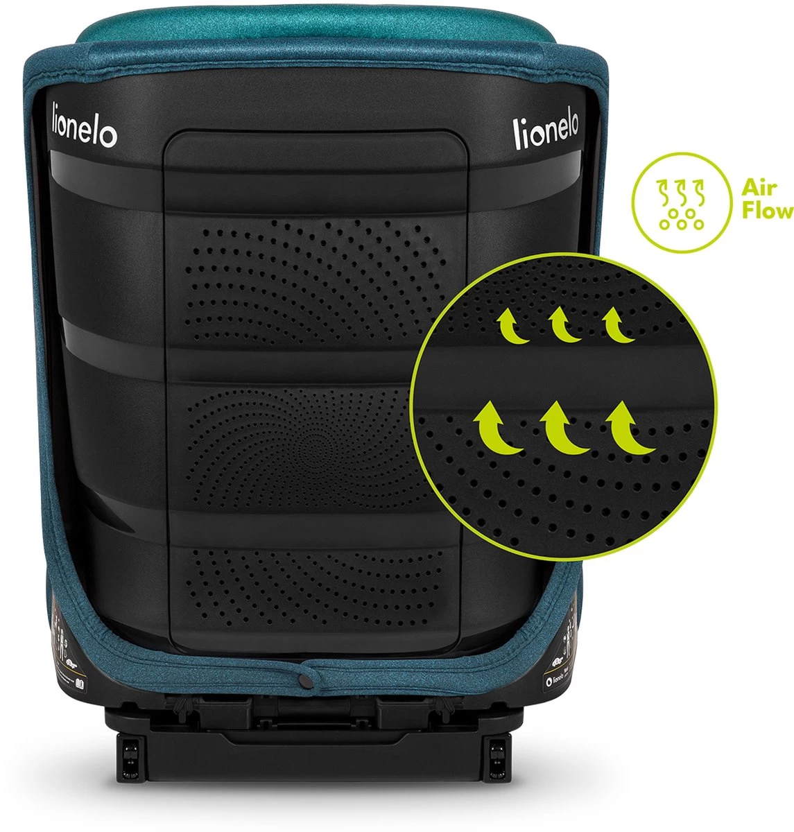 Lionelo Neal - Premium Autostoel - Hoofdsteunverstelling - Ventilatiesysteem - ISOFIX tot 12 jaar Lionelo Neal - Premium Autostoel - Hoofdsteunverstelling - Ventilatiesysteem - ISOFIX Tot 12 Jaar -Winkel voor babyproducten 1145x1200 5