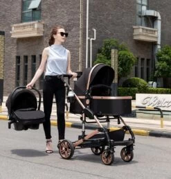 Luxe Kinderwagen 3 In 1 - Wandelwagen - Kinderwagen 3-in-1 Incl Autostoel - Kinderwagen Maxi Cosi – Buggy 3 In 1 - Newborn - Zwart 6 Luxe Kinderwagen 3 In 1 - Wandelwagen - Kinderwagen 3-in-1 Incl Autostoel - Kinderwagen Maxi Cosi – Buggy 3 In 1 - Newborn - Zwart -Winkel voor babyproducten 1148x1200 6
