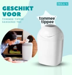 Zigla – 6x Luieremmer Navulling – Navulcassette - Geschikt Voor Tommee Tippee Sangenic Tec -Winkel voor babyproducten 1152x1200 1