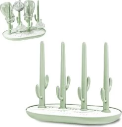 Bebaa® Flessen Droogrek Met Lekbak – Voor Baby Flessen & Flesvoedingsaccessoires