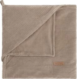 Baby's Only Wikkeldeken - Omslagdoek Baby Sense - Teddy Voering - Clay - 75x75 Cm - Geschikt Voor Drie- En Vijfpuntsgordel